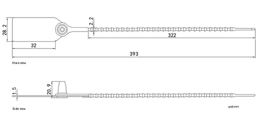 ختم بلاستيكي قابل للتقلص ختم بلاستيكي قابل للتقلص