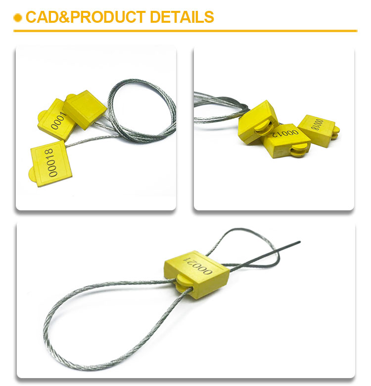 ختم كابل قفل مزدوج double lock cable seal