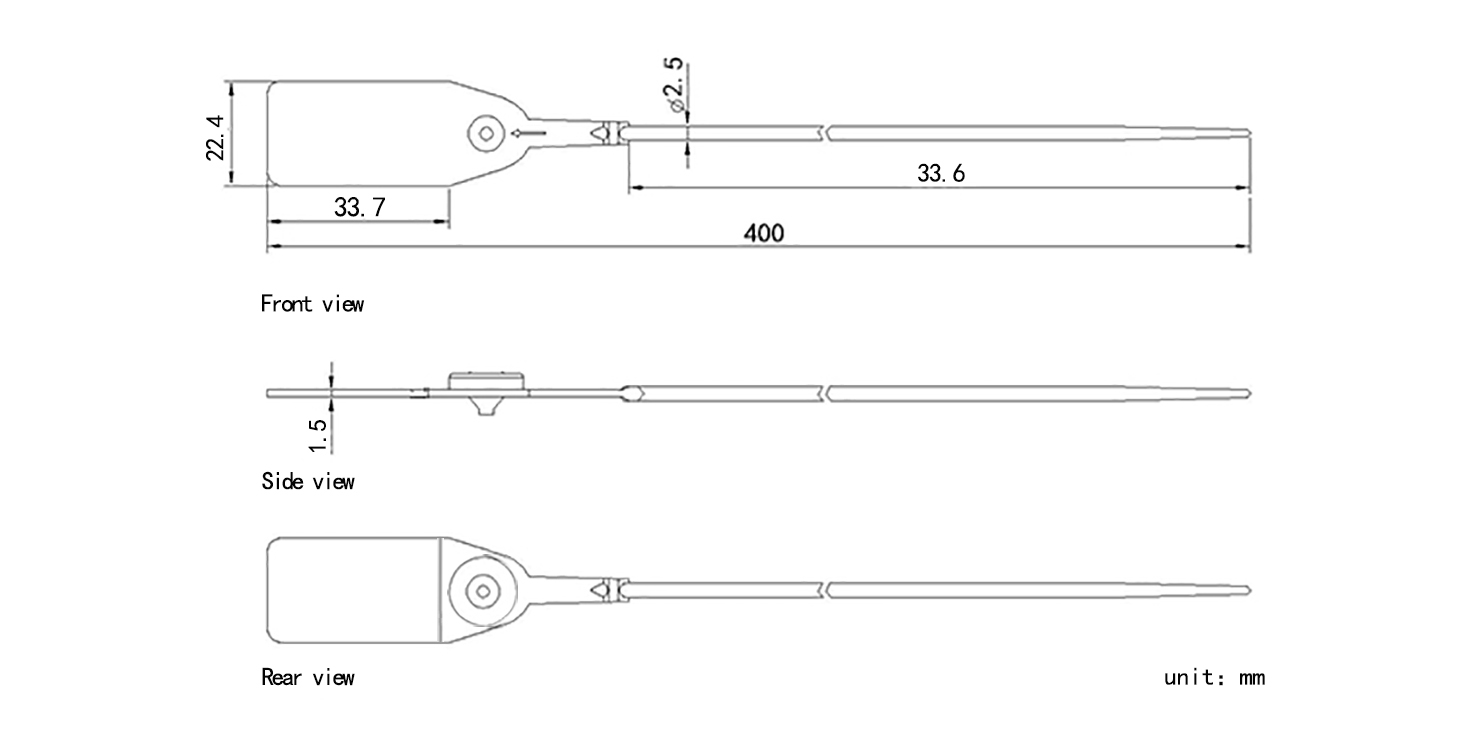 L003 حاوية بلاستيكية الختم L003 Container Plastic Seal
