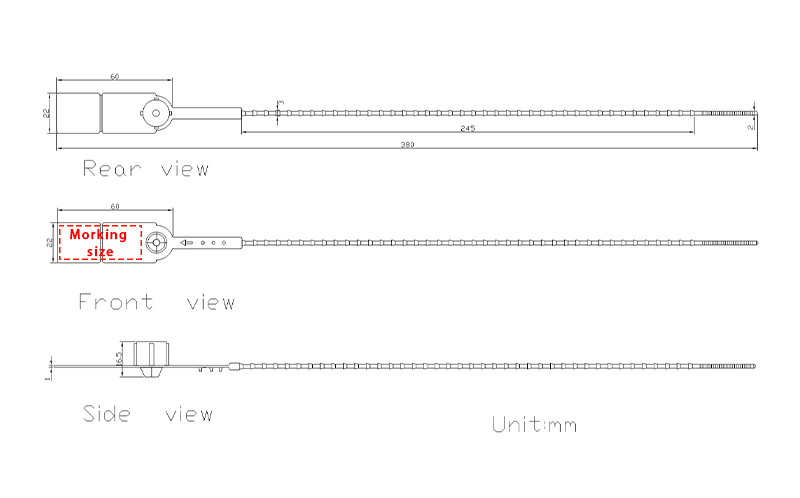 الأختام شاحنة بلاستيكية Plastic Truck Seals