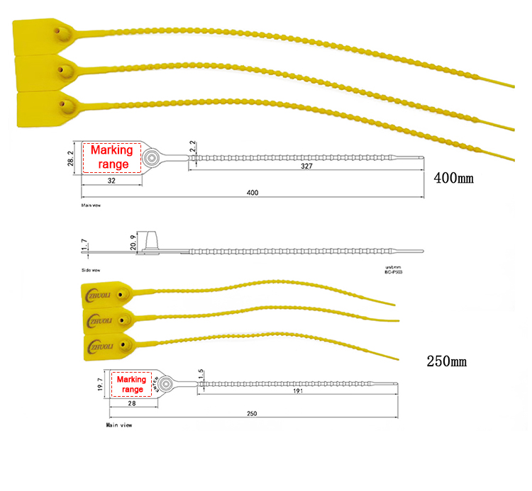 مانع تسرب بلاستيكي عالي الأمان Pull-tite High Secure Plastic Seal