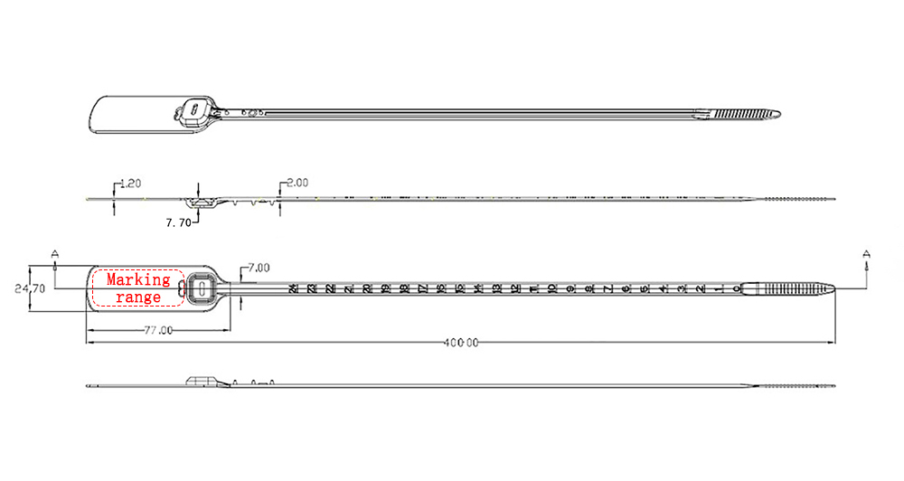 أختام مقطورة بلاستيكية Plastic Trailer Seals