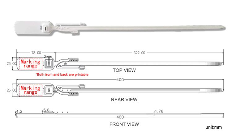 L025 ختم بلاستيكي عالي الأمان L025 ختم بلاستيكي عالي الأمان